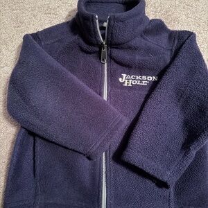 Kids Fleece Jacket - Navy